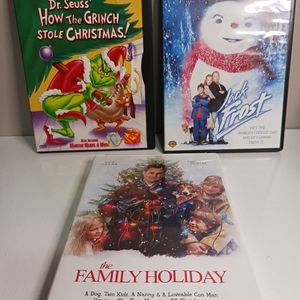 Christmas DVDs lot of three